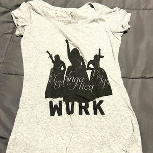 Hamilton grey Schuyler sisters tshirt